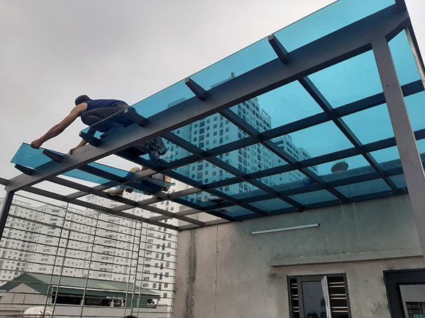 Mái Kính Cường Lực, Mái Hiên Mái Sảnh Kính
